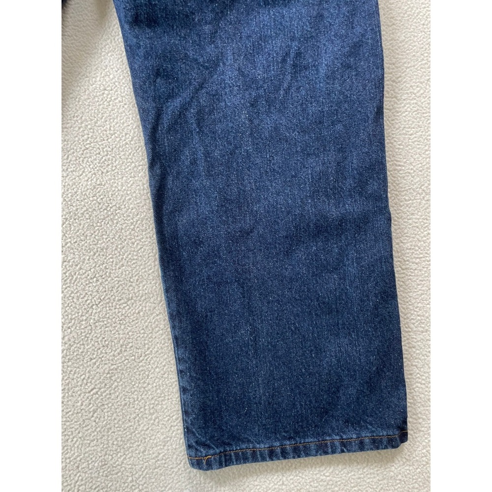 Dickies Mens 42x30 Relaxed Straight Workwear Jeans Dark Wash Blue 43686 Utility - Picture 14 of 15